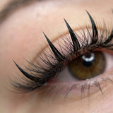 Hybrid Wispy Manga Spike Clusters - Natural Black Soft Glam