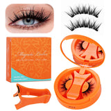 Cat-Eye Reusable 3D Magnetic Lash Kit - Natural Volume with Precision Applicator