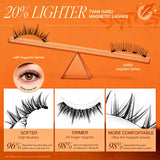 Cat-Eye Reusable 3D Magnetic Lash Kit - Natural Volume with Precision Applicator