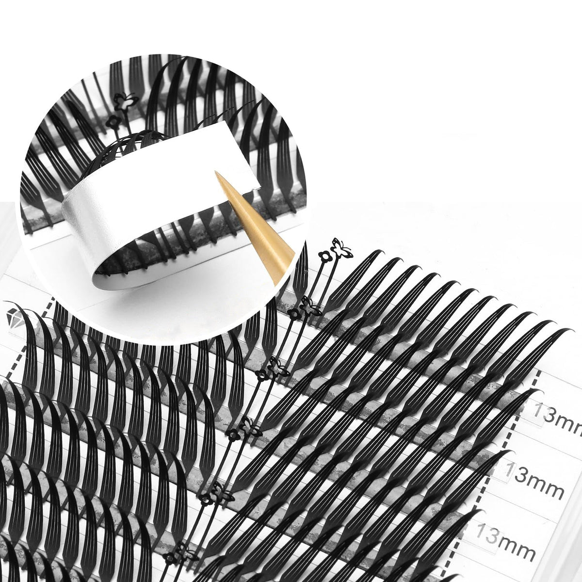 Air-Series Comic Fox Spire Lashes - Featherlight Manga Spikes