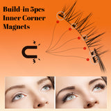Cat-Eye Reusable 3D Magnetic Lash Kit - Natural Volume with Precision Applicator