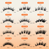 Cat-Eye Reusable 3D Magnetic Lash Kit - Natural Volume with Precision Applicator