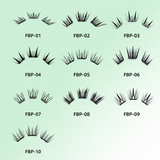 FBP Airy Self-Adhesive Lash Clusters – 10 Styles