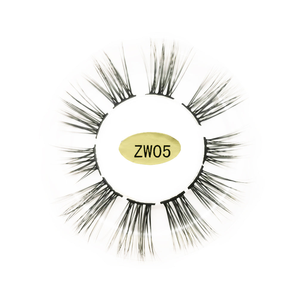 Segmented Faux Mink Eyelashes 8 Clusters ZW05