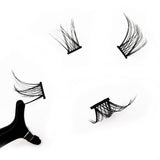 Segmented Faux Mink Eyelashes 8 Clusters ZW07