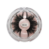 25MM Real Mink False Eyelashes ME08 (Pink Box)