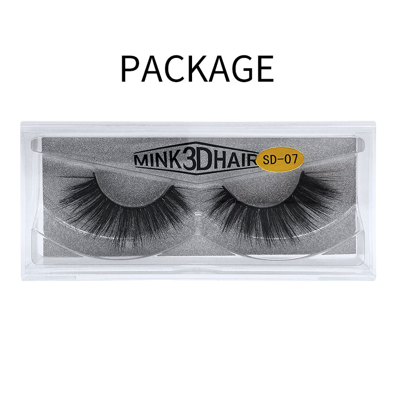 3D Mink False Eyelash SD-07