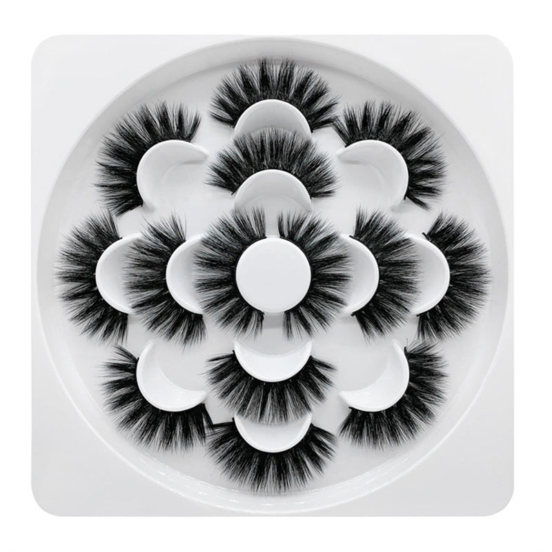 Faux Mink Volumn False Eyelashes 7 Pairs SD-08