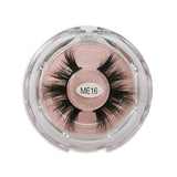 25MM Real Mink False Eyelashes ME16 (Pink Box)