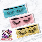 3D Faux Mink False Eyelashes V-02