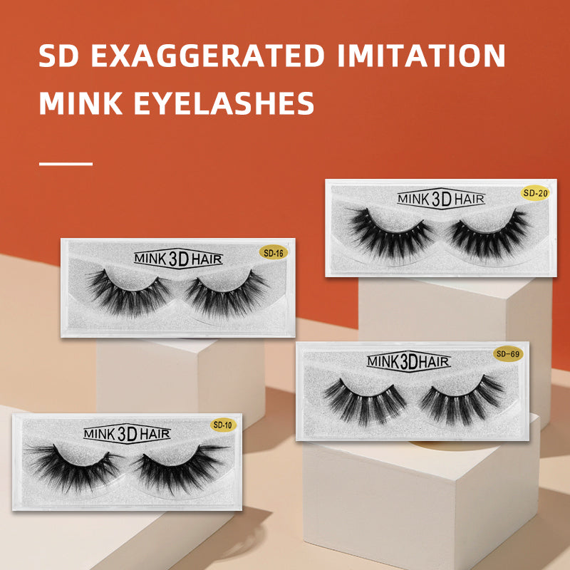 3D Faux Mink False Eyelashes SD-16