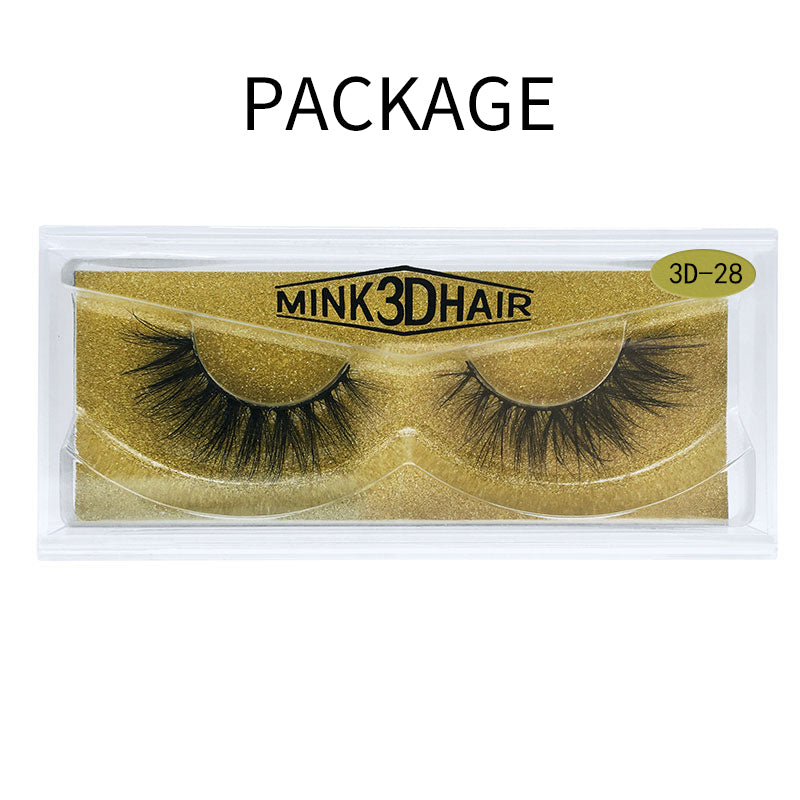 Big 3D Mink False Eyelash  3D-28