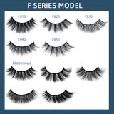 Faux Mink False Eyelashes Pack of 5 Pairs F840