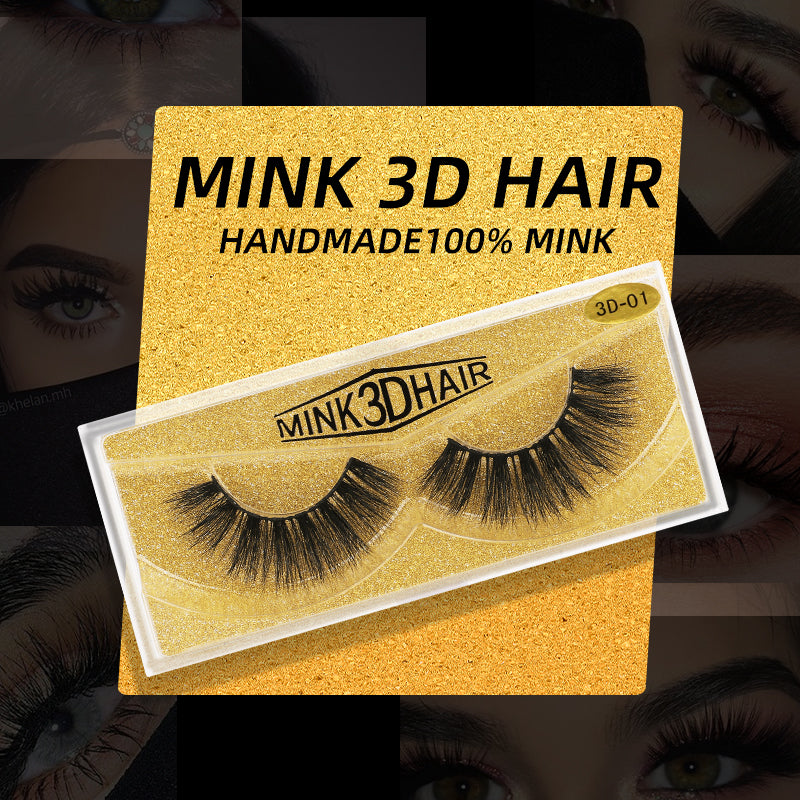 3D Enlarge Cruelty Free Mink Hair False Eyelash 3D27