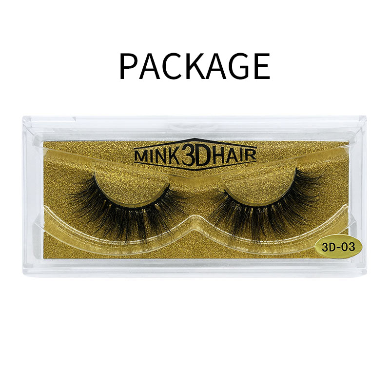 Big 3D Mink False Eyelash  3D-03