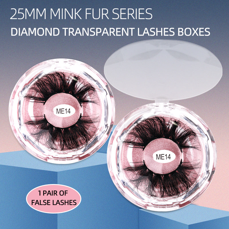 25 mm Cruelty Free Real Mink Hair False Eyelashes ME02