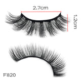 KellyRoom 10 Pairs 3D Faux Mink Lashes Pack with Lash Applicator-2 Styles