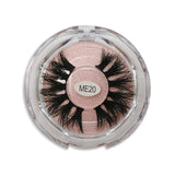 25MM Real Mink False Eyelashes ME20 (Pink Box)