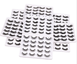 10 Pairs Faux Mink False Eyelashes S09