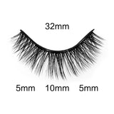 5 Magnets 5 Pairs Magnetic Eyelash and Eyeliner Kit,2 Tube of Eyeliners and 1 Tweezers 1 Scissors 004