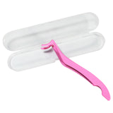 Lash Tweezers Applicator Tool Stainless Steel - Pink