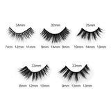 5 Magnets 5 Pairs Mixed Magnetic Eyelash and Eyeliner Kit,2 Tube of Eyeliners and 1 Tweezers 1 Scissors 006