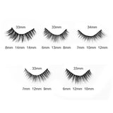 5 Magnets 5 Pairs Mixed Magnetic Eyelash and Eyeliner Kit,2 Tube of Eyeliners and 1 Tweezers 1 Scissors 005
