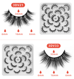 10 Pairs False Eyelashes 3DV21