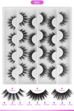 12 Pairs Faux Mink False Eyelashes 002
