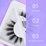 3 Pairs False Eyelashes with Blue Box W04