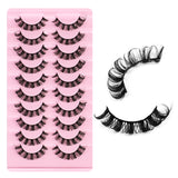 Russian Strip Lashes Pack of 10 Pairs DH06-01