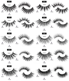 10 Pairs Faux Mink False Eyelashes S10