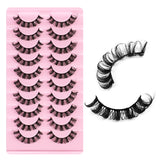 Russian Strip Lashes Pack of 10 Pairs DH06-04