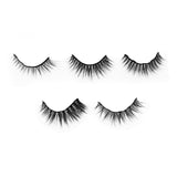 5 Magnets 5 Pairs Mixed Magnetic Eyelashes and Eyeliner Kit,2 Tube of Eyeliner,1 Pair of Tweezers and Scissors JML-006