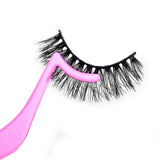 Reusable Self-Adhesive Faux Mink Eyelashes 4 Pairs Set with 40 Pairs Adhesive Lash Strips