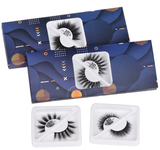 3 Pairs False Eyelashes with Blue Box W04