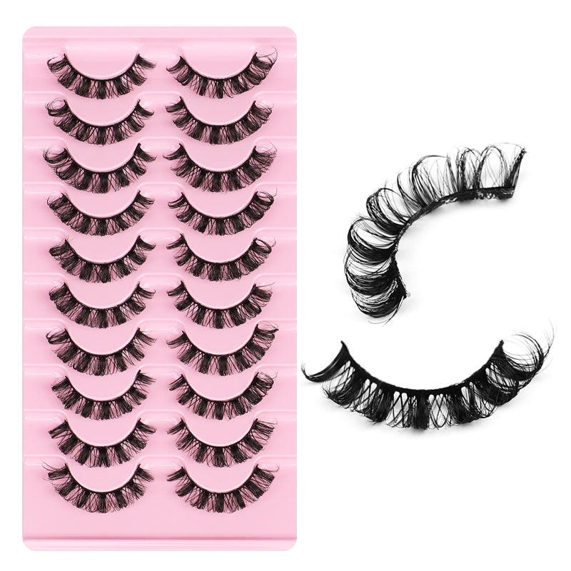 Russian Strip Lashes Pack of 10 Pairs DH06-02