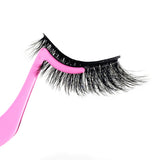 Reusable Self-Adhesive Faux Mink Eyelashes 4 Pairs Set with 40 Pairs Adhesive Lash Strips