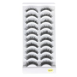 10 Pairs Lashes Handmade False Eyelashes S-01