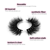 Thick Dramatic Faux Mink False Eyelashes Pack of 10 Pairs A16