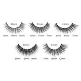 10 Magnets 5 Pairs Magnetic Eyelashes and Eyeliner Kit,1 Pair of Tweezers and Scissors