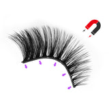 5 Magnets 5 Pairs Magnetic Eyelashes and Eyeliner Kit,2 Tube of Eyeliner,1 Pair of Tweezers and Scissors JML-004