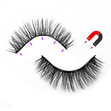 5 Magnets 5 Pairs Magnetic Eyelash and Eyeliner Kit,2 Tube of Eyeliners and 1 Tweezers 1 Scissors 004
