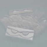10PCS Plastic Clear Lashes Trays Eyelash Holders For 5 -20MM Lashes(NO LASHES)