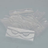 10PCS Plastic Clear Lashes Trays Eyelash Holders For 5 -20MM Lashes(NO LASHES)