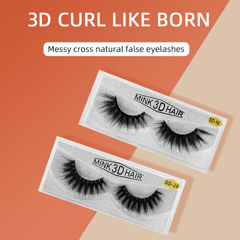 3D Faux Mink False Eyelashes SD-70