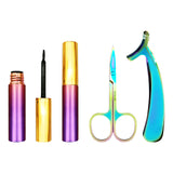 5 Magnets 5 Pairs Mixed Magnetic Eyelash and Eyeliner Kit,2 Tube of Eyeliners and 1 Tweezers 1 Scissors 005