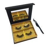 Fluffy 3D Mink Lashes False Eyelashes Pack of 2