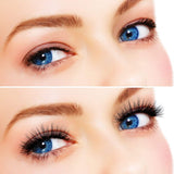 Huapan Cosmetics 3D&4D Mink Fur False Eyelashes Pack of 2 Pairs