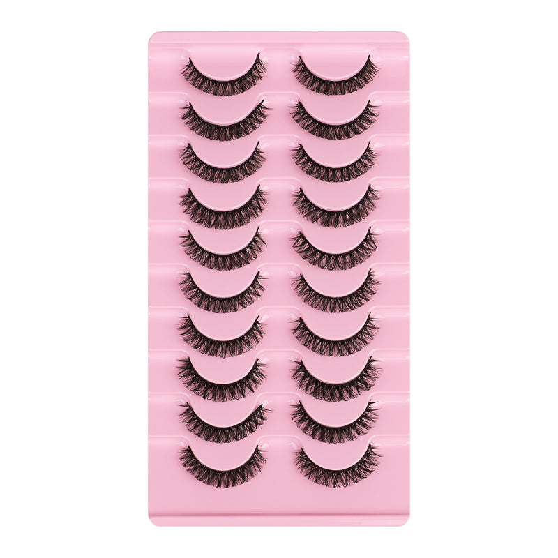 Russian Strip Lashes Pack of 10 Pairs DH06-01